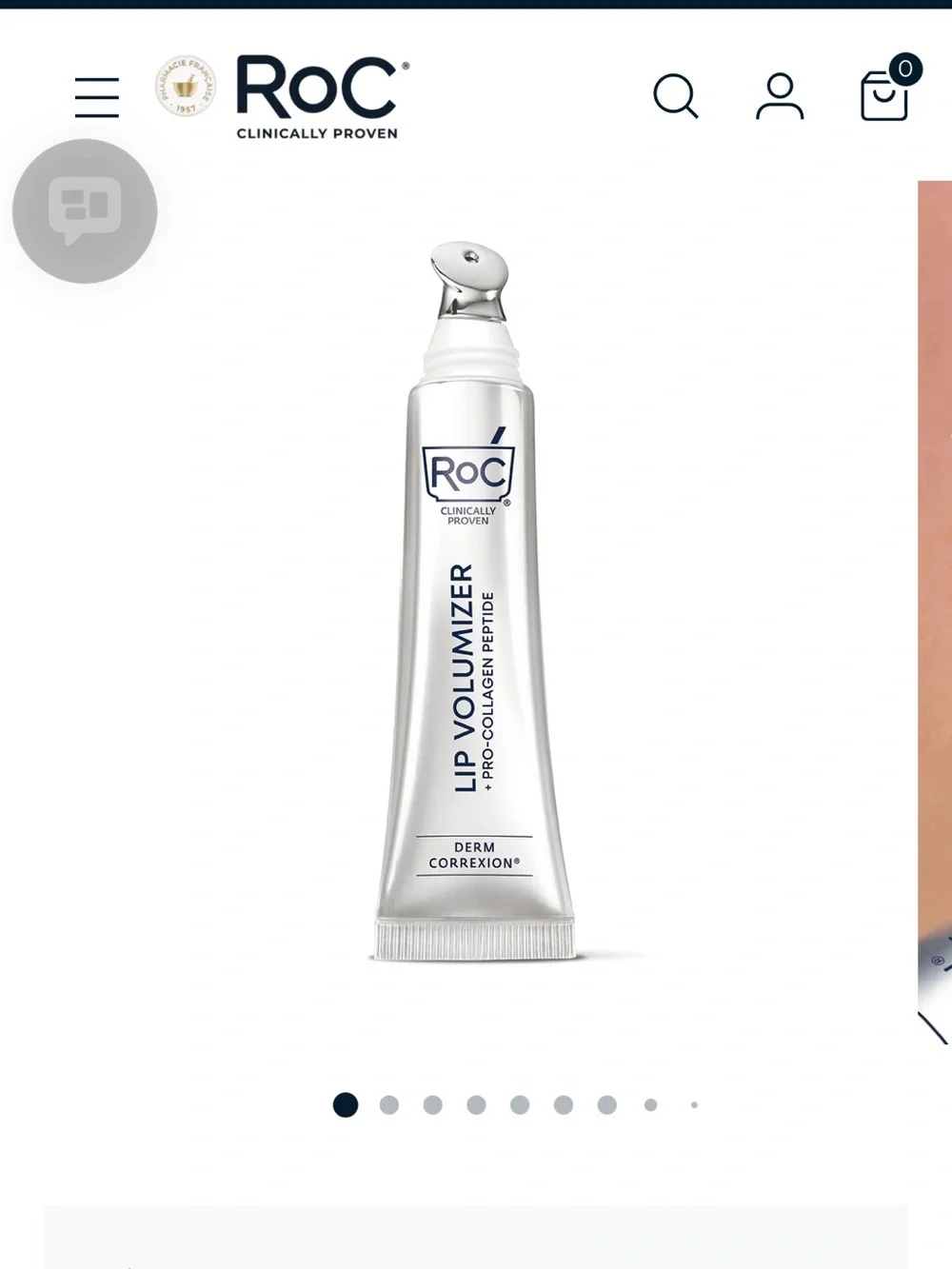 NIB RoC Lip Volumizer with Hyaluronic Acid & Pro-Collagen Peptide